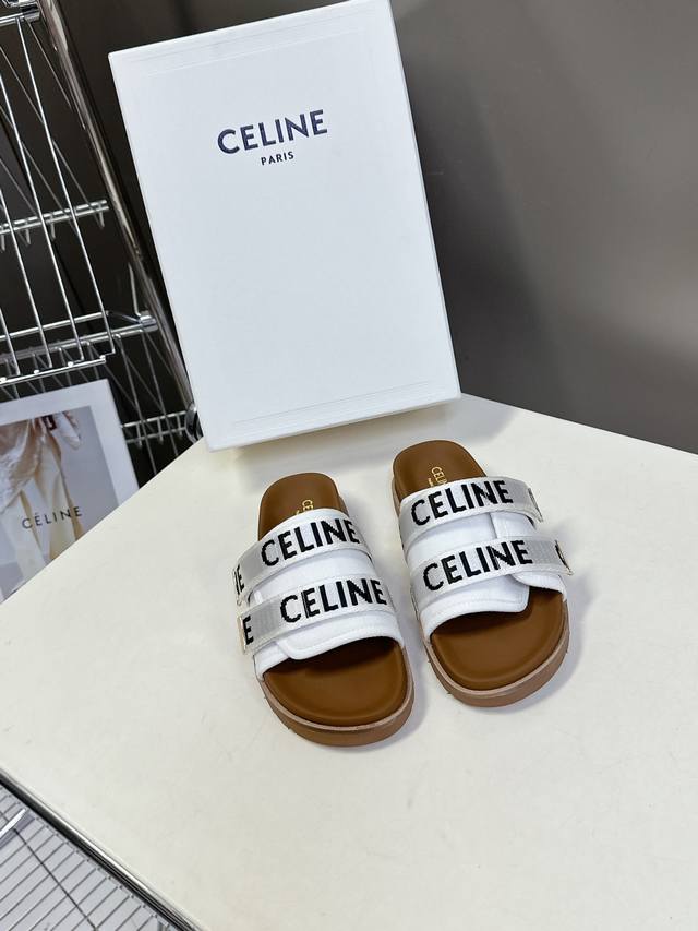 Celine Celine's New Spring And Summer Arc De Triomphe Retro Roman Sandals And Sl