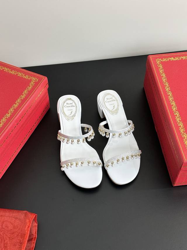 High-Heeled Sandals Rcs New Summer Sparkling Diamonds Flickering, Every Girl Mus