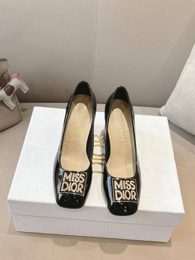 Miss Dior Fw25New Arrival Miss Dior 25 Autumn And Winter Exquisite Mary Jane New