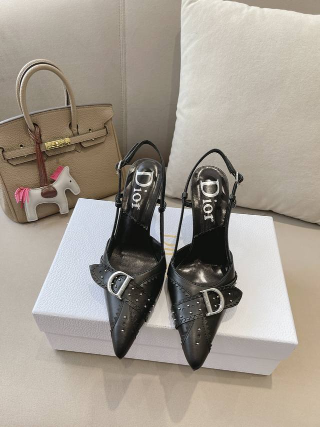 Dior Dior Early Spring New Style Celebrity Style Cd Letter Logo High-Heeled Sand