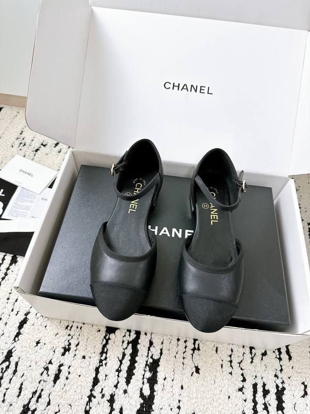 Purchasing-Level Factory-Made Chanel 25 A Spring/Summer Mary Jane Sandals Counte
