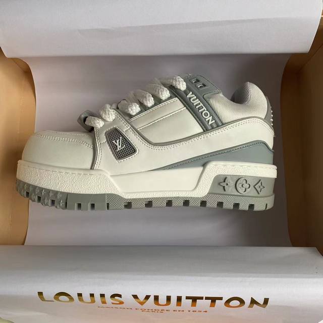 Orange Factory Price P Louis Vuitton Lv Trainer Sports Shoes Bread Shoes Casual