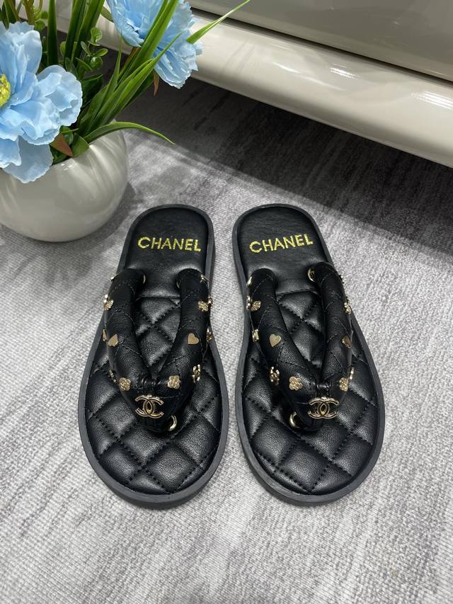 Orange Factory Price P Chanel Chanel Spring And Summer New Beach Flip Flops Brea