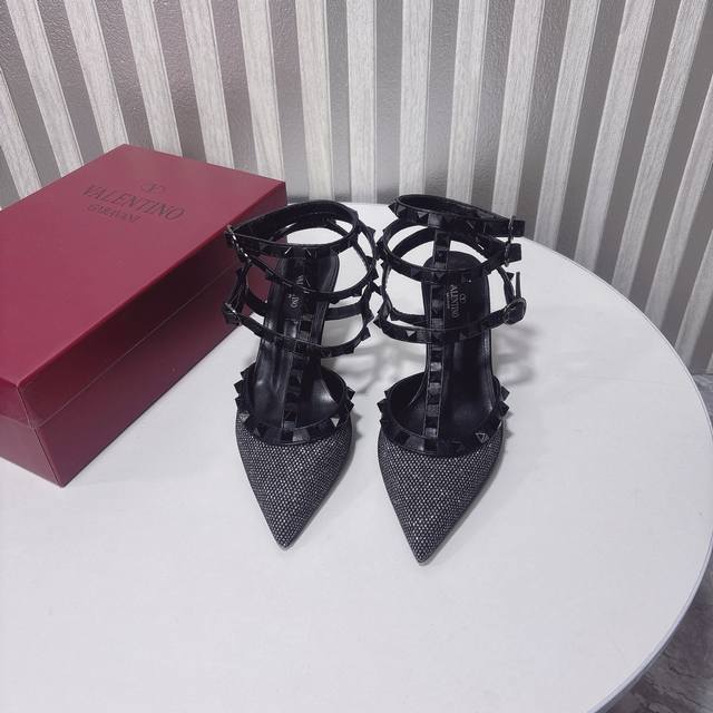 Factory: Vt Warren Classic Rivet Pointed Sandals New Color Grid Series Counter A