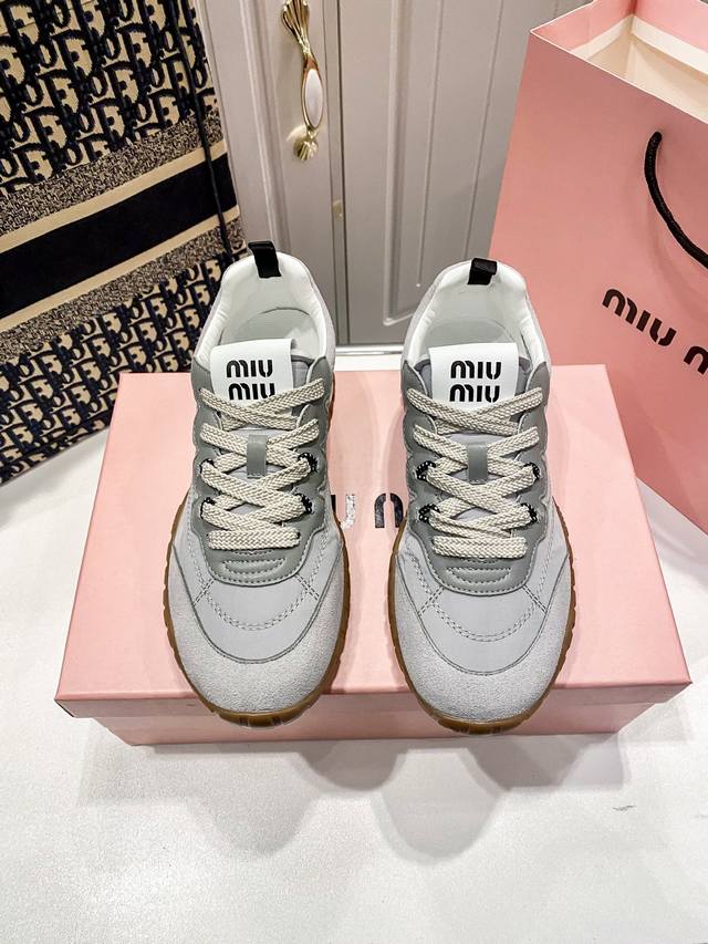 Factory: Miumiu 2025 Spring And Summer New German Training Shoes Are Very Popula