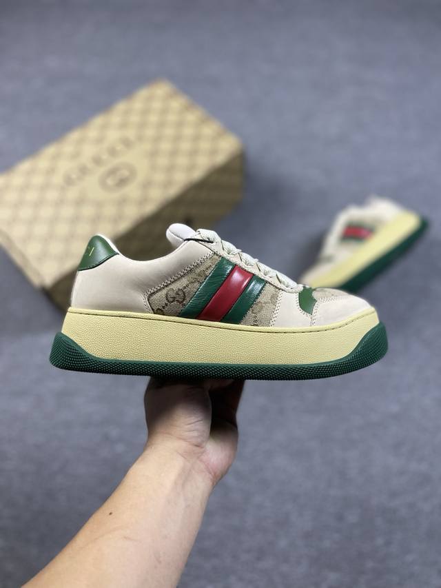 Orange Factory Price P Gucci Gucci Chubby Thick-Soled Dirty Shoes Sports Shoes C