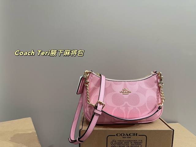 Aircraft Box Size 24.15 Coach Teri Underarm Mahjong Bag