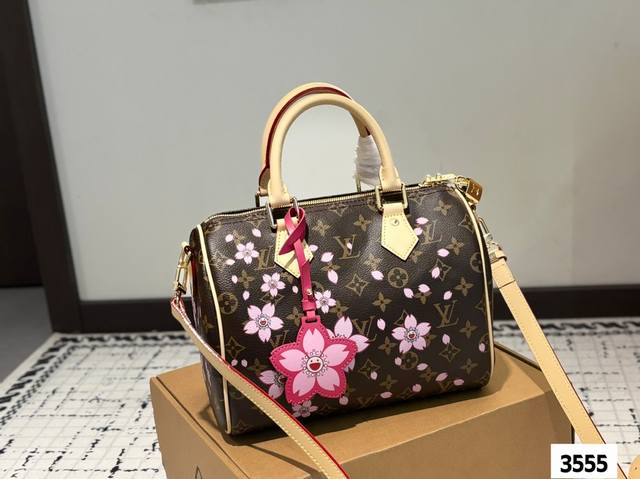 Lv Speedy Murakami Takashi Sakura Series Pillow Bag This Retiro Handbag Is Made