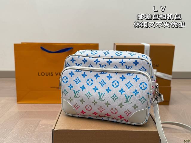 Lv Messenger Bag Camera Bag Retro And Good-Looking, Versatile Casual Yet Elegant