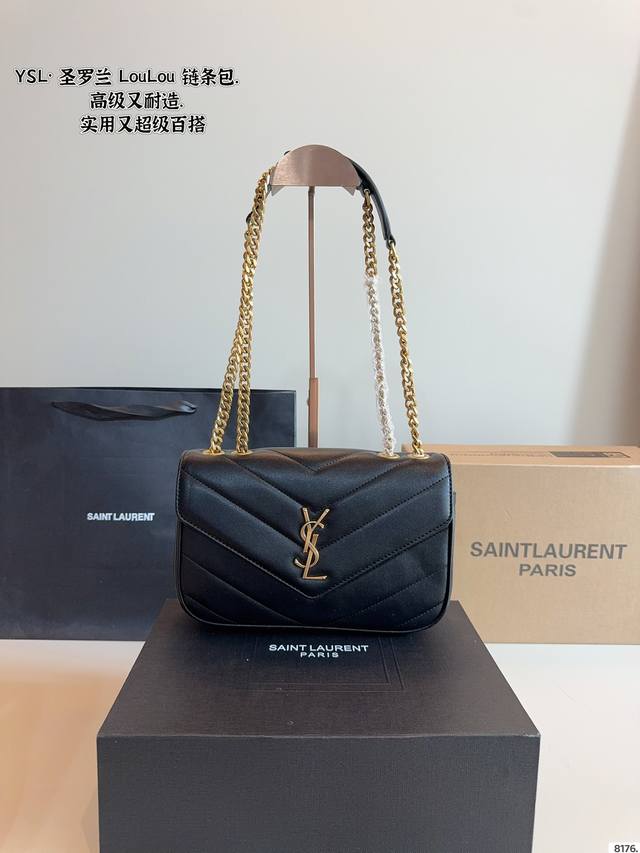 With Gift Box. Ysl Sheepskin Chain Bag. Loulou Envelope Bag Classic Bag Recommen