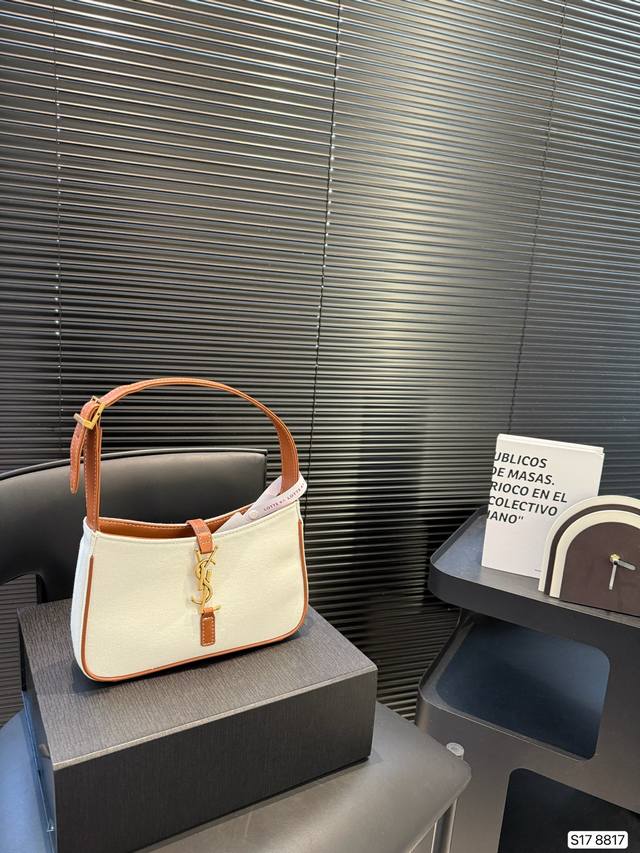 With Folding Box Ysl Saint Laurent Underarm Bag, The First Canvas Underarm Bag,