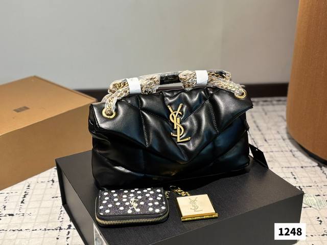 Ysl Saint Laurent Ladies Puffer Quilted Lambskin The Most Worthwhile Autumn And