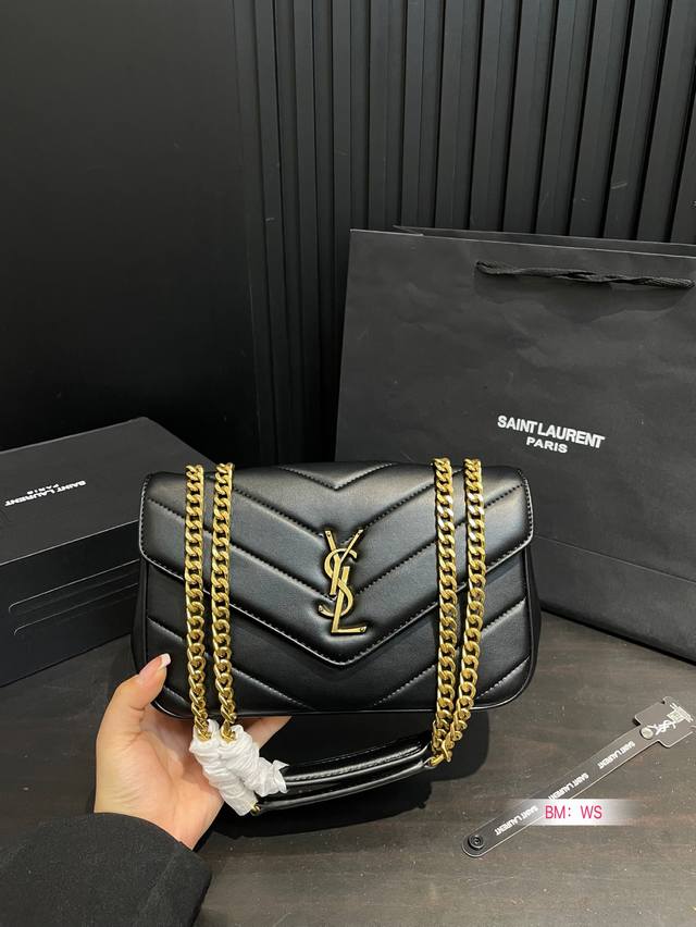 With Folding Gift Box Ysl Loulou Handbag Yves Saint Laurent 25 Early Spring Loul