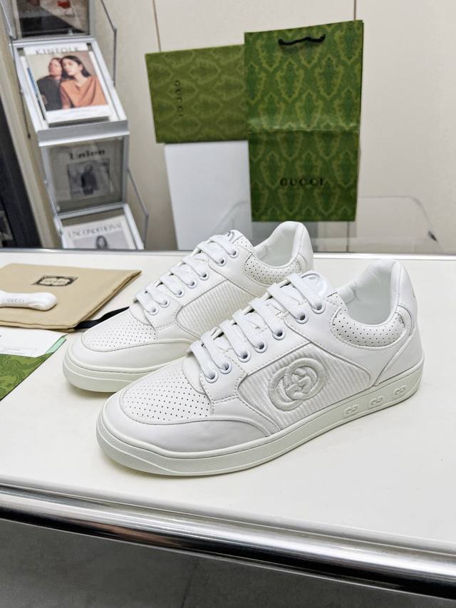 Orange Factory Price P Gucci New White Shoes Low-Top Casual Shoes Sports Shoes C