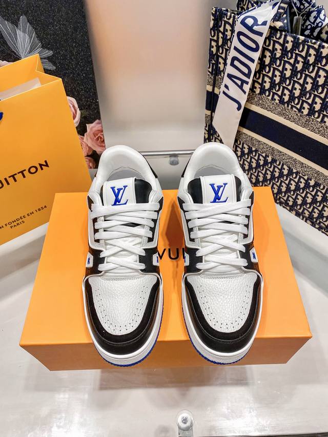 Factory: Louis Vuitton Lv Trainer Couple's Sneakers Sneakers Casual Retro Basket