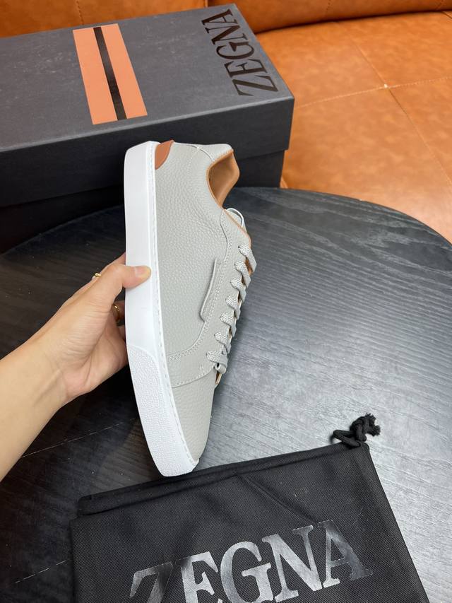 Fermenegildo Zegna Zegna Lace-Up Casual Sneakers This Triple Stitch Sneaker Is C