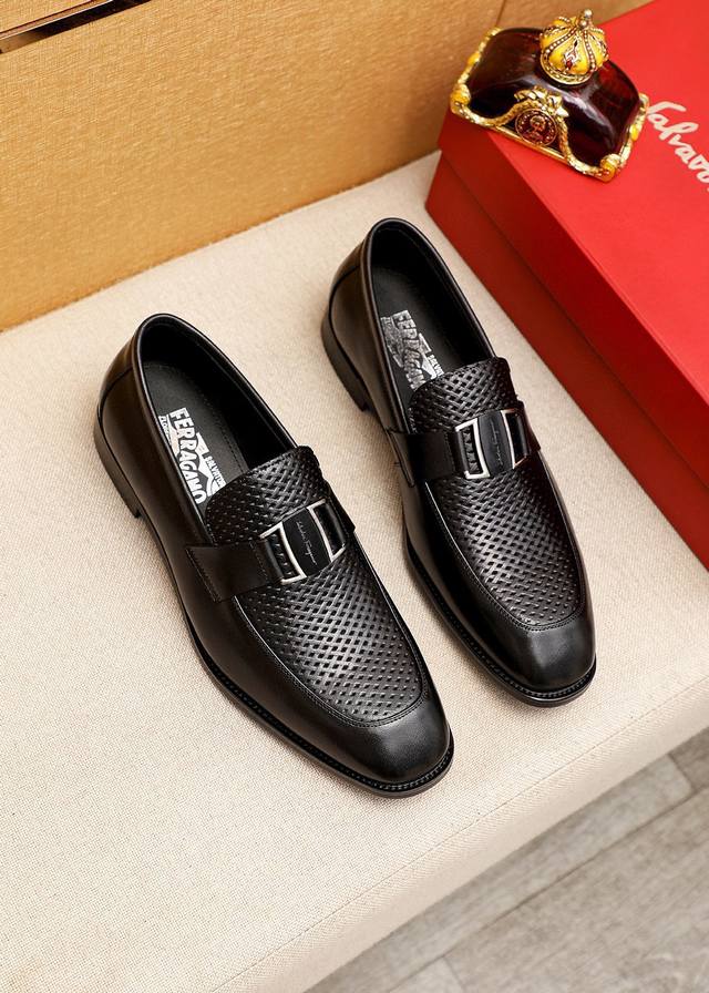 Product Trademark: Ferragamo Casual Leather Shoes Standard Sizes: 38-44 45.46 Cu