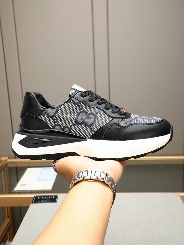 Gucci: Made With Imported Gucci-Specific Fabric And Genuine Leather, Washed Shee