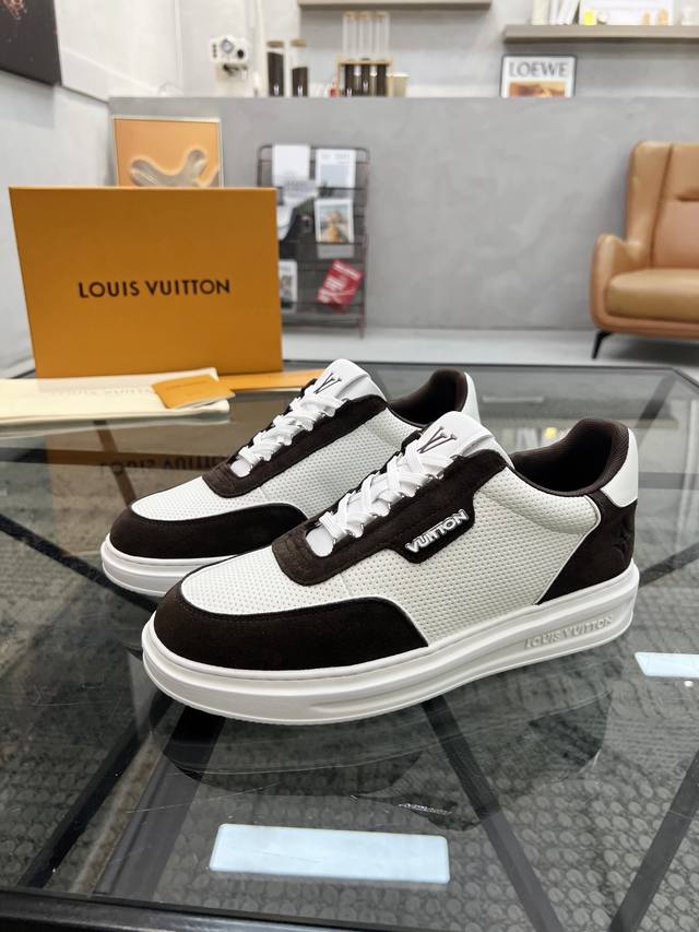 L Top-Tier Proxy Purchase: Louis Vuitton Street-Style Male God Casual Sneakers A