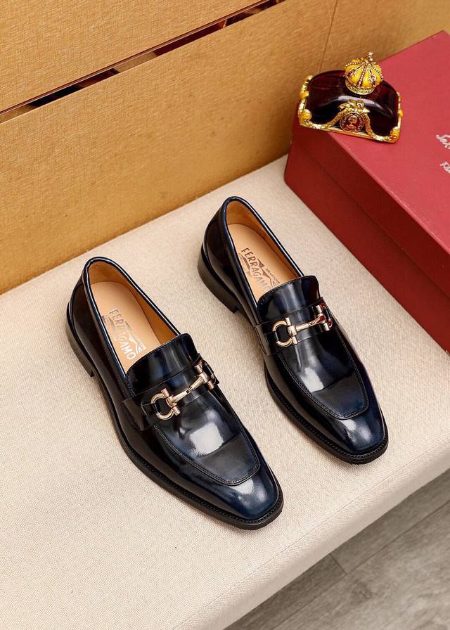 Product Trademark: Ferragamo Casual Leather Shoes Standard Sizes: 38-44 45.46.47