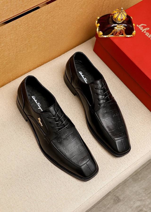 Product Trademark: Ferragamo Business Leather Shoes Standard Sizes: 38-44 45.46