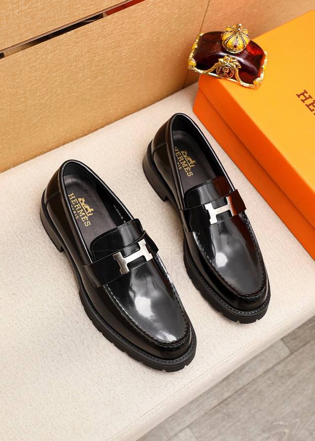 Product Brand: Hermes Casual Leather Shoes Standard Sizes: 39-44 38.45 Custom-Ma