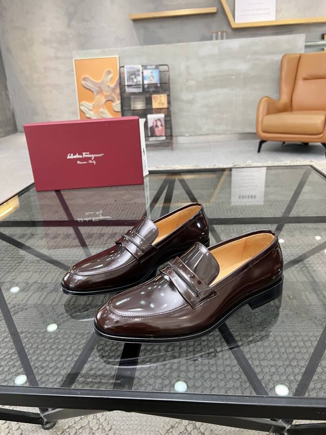 Top-Tier Proxy Purchase. Authentic Leather Sole Men's Shoes Available At The Sam