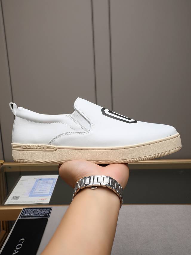 Official Website New Arrival: Coach Exclusive New Men's Low-Top Casual Slip-On S