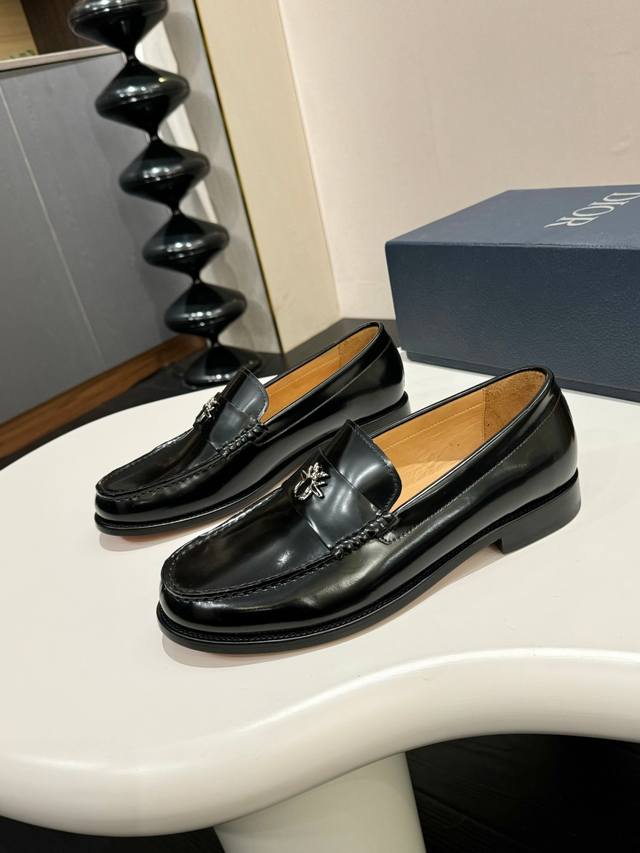 Dior Original 1:1 Replica! Top-Quality Italian Genuine Leather Sole! Men's Busin