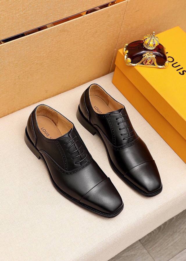 Product Trademark: Louis Vuitton Business Leather Shoes Standard Sizes: 38-44 45