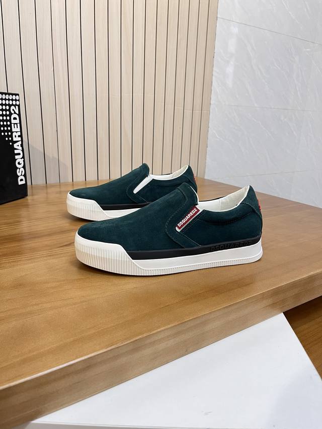 Price: Product Brand: Dsquard D2 Square* Low-Top Slip-On Shoes Standard Sizes: 3