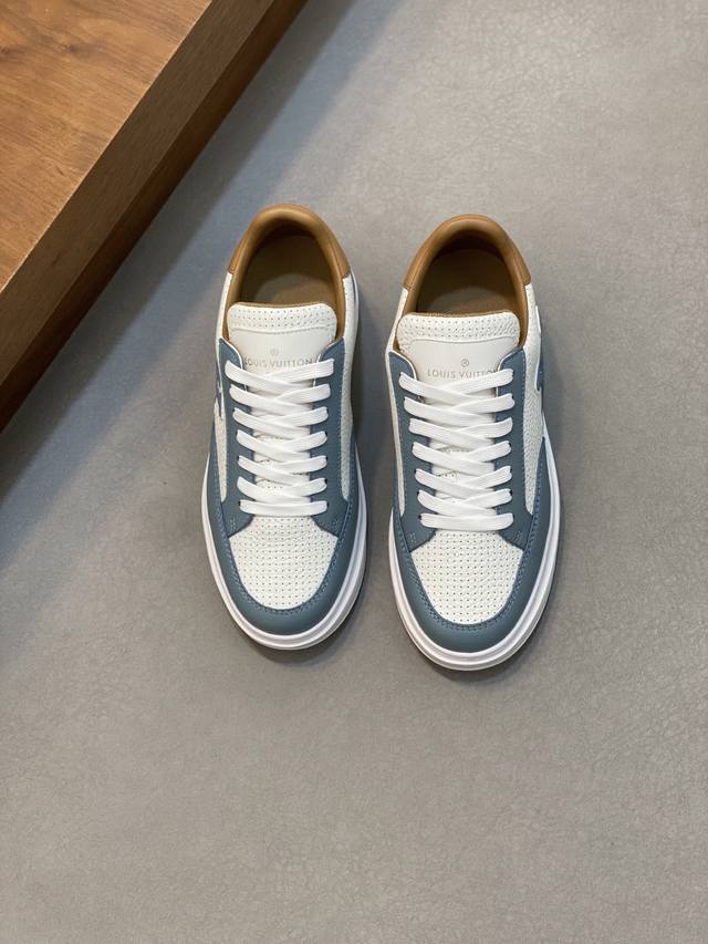 Fl Top-Tier Reseller Louis Vuitton Street-Style Men's Sneakers, With The Officia