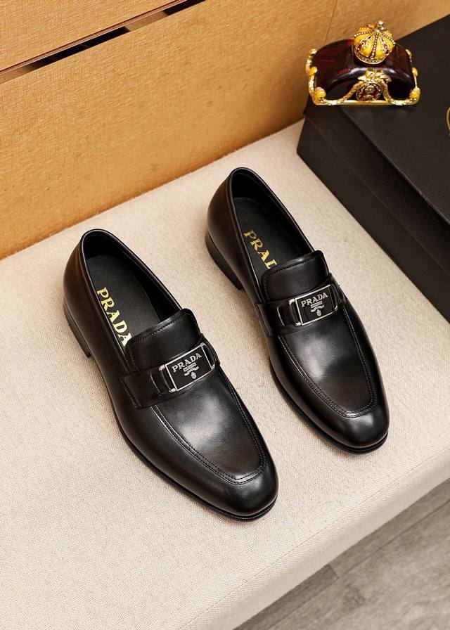 Product Trademark: Prada Casual Leather Shoes Standard Sizes: 38-44 (Custom Size