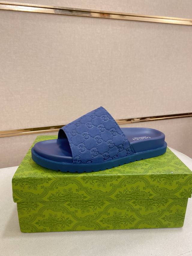 Factory P Price: Gucci Top-Tier Replica Men's Spring/Summer Slippers, Released W