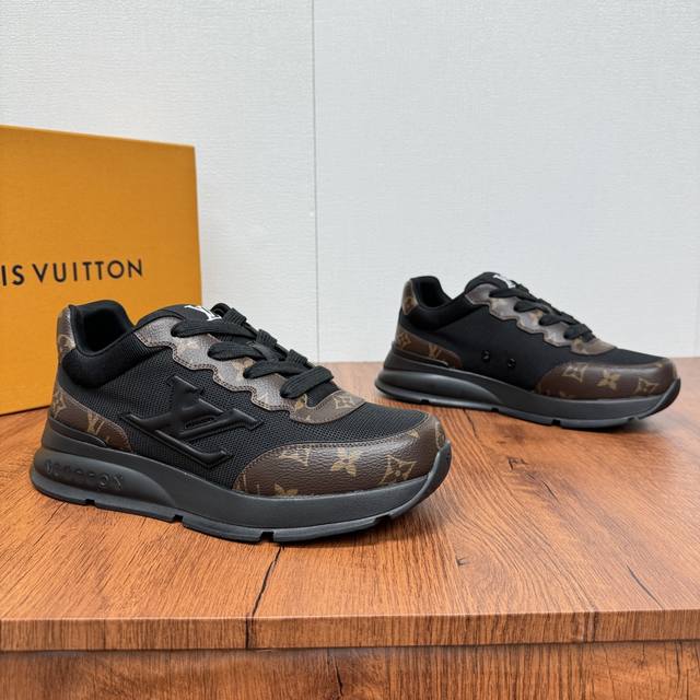 Factory P-Price Lv Classic Men's Sneakers Now Available. Lightweight Thick-Soled