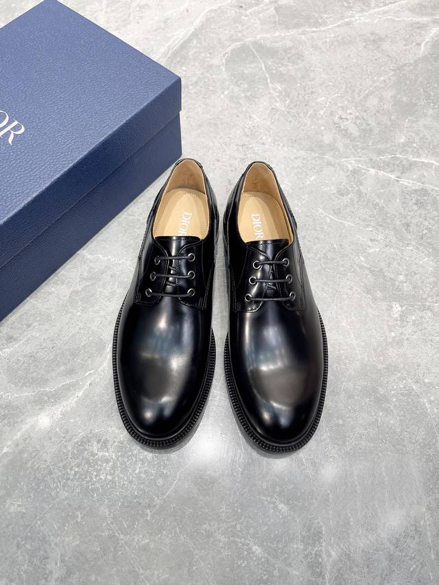 Factory Price: Dior Derby Shoes Genuine Leather Sole, A Masterpiece Of Craftsman