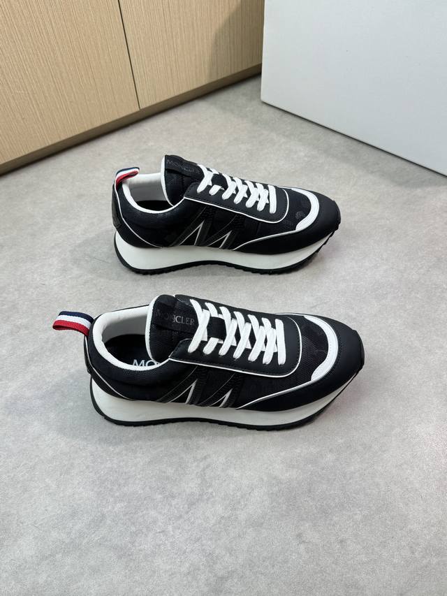 Moncler - Premium Quality Original Casual Sports Shoes - Upper: Silk Calfskin, B