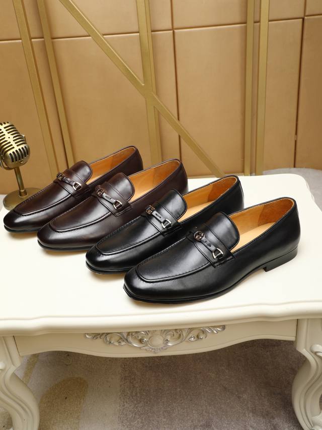 Factory Price Gucci Gucci High-End Men's Formal Business Leather Shoes, Authenti
