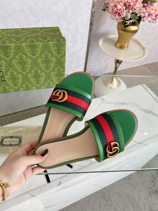 2025 Gucci New Model, Sizes 35-43, Leather Sole Plus 40