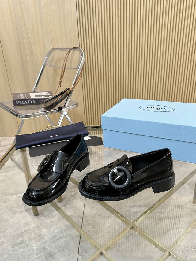 Prada Spring/Summer New Loafer Shoes Are Simply Amazing! Premium Lacquered Leath