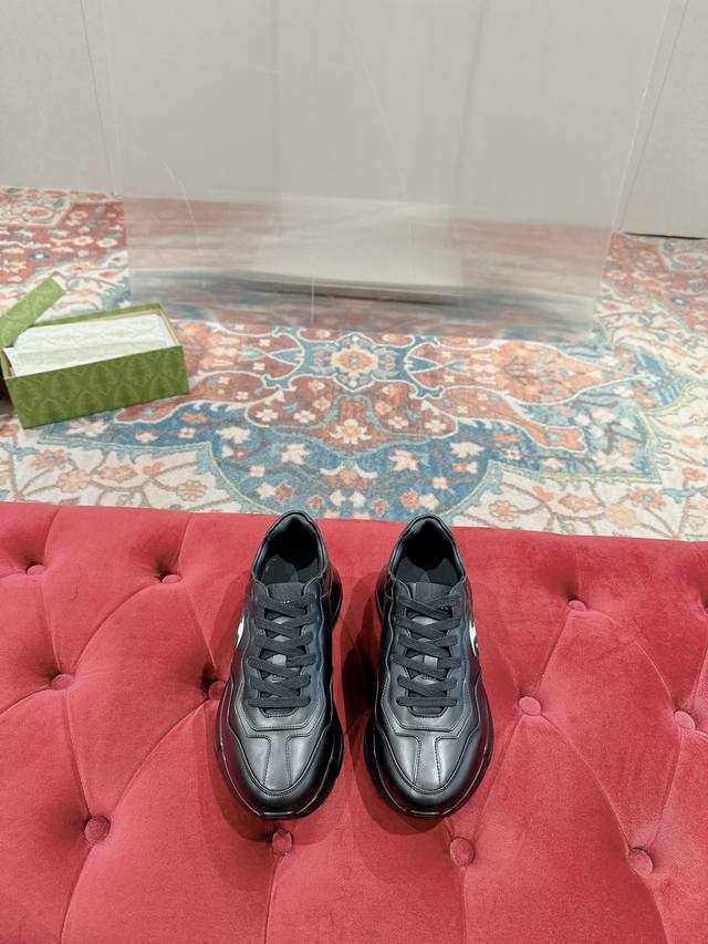 Men's 10 Italian Gucci Dad Shoes, Authentic Replica, Purchased From Taikoo Hui.