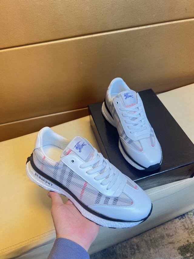 Factory-Adjusted Price Men's Shoes Sports Original Single Burberry Top-Tier Men'