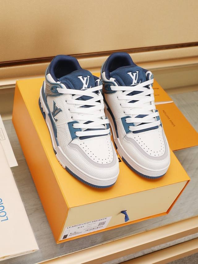 Lv Trainer Mid-Top Series Exclusive Real-Shot Photos, Launched In Stores With Pu