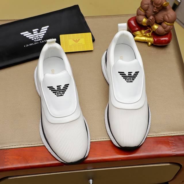 Factory Price Armani New Men's Fashion Casual Shoes Recommended Classic Style, O