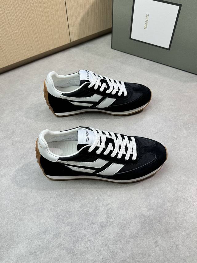 Thom Browne - High-End Quality Casual Sneakers - Upper: Napa Calf Leather, Suede