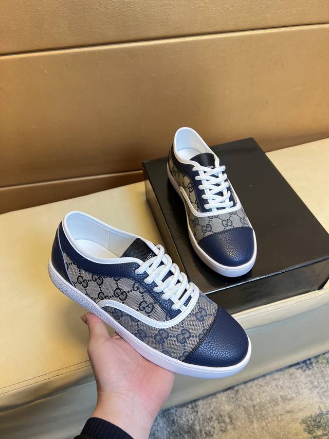 Gucci Original Quality.~ Unique Modern-Style Sneakers. Casual Shoes For Trendy M