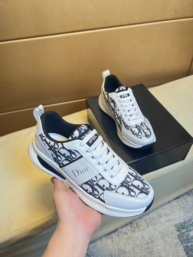 Dior Top-Tier Men's Shoes Available At Hk Counters. Sole: Original Factory-Suppl