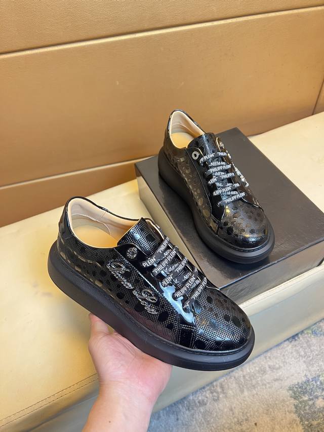 Pp Philip Original Quality.~ Unique Modern-Style Sneakers. Casual Shoes Essentia