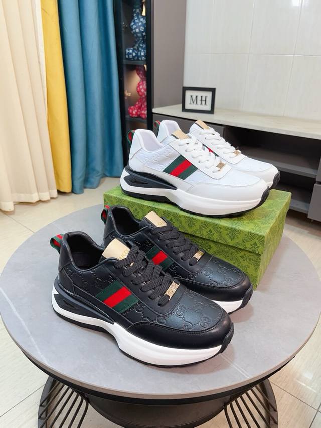 Gucci New Arrival Lace-Up Casual Men's Shoes Now Available, Superior Material An
