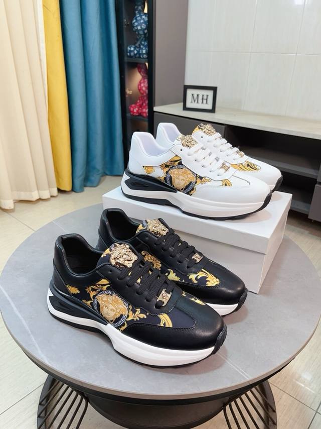 Versace Men's Sports Shoes - Latest Design, Carefully Crafted To Captivate The C